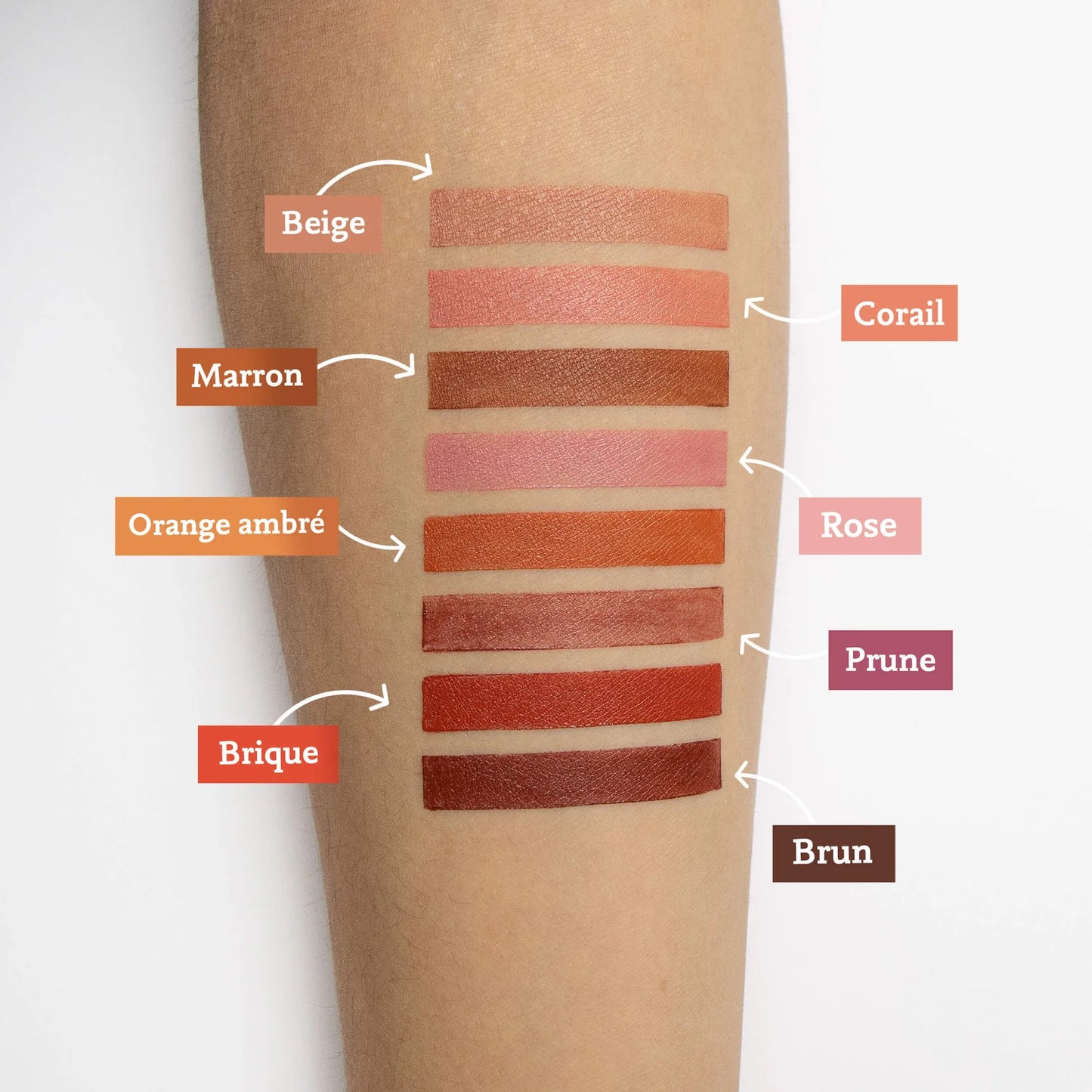 Rouge à lèvres à l'huile de ricin "brique"