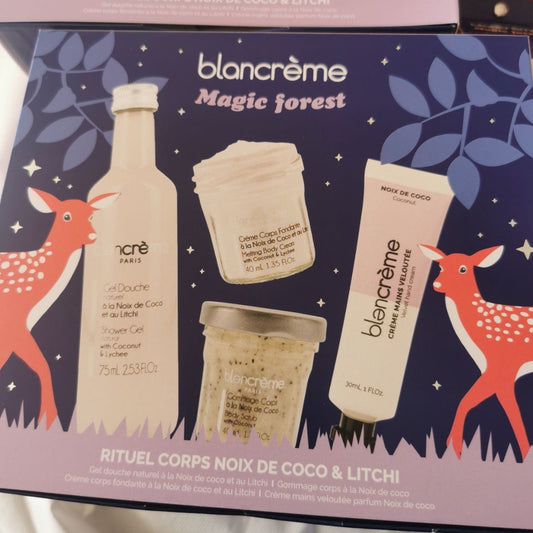 Coffret routine corps Noix de coco Litchi